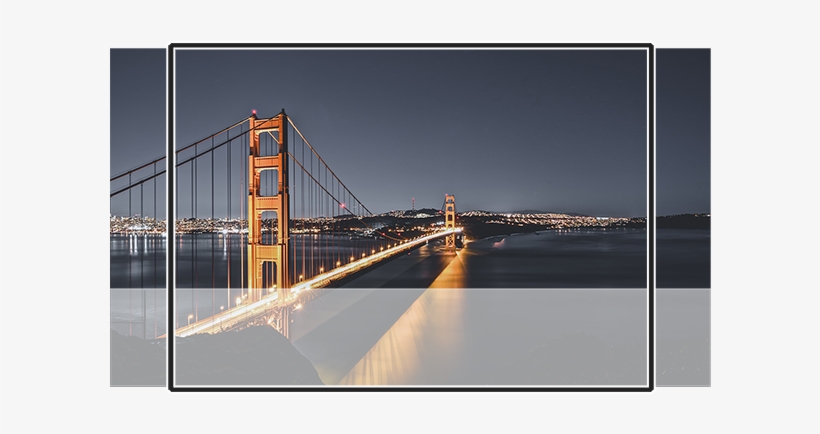 Parallax - Golden Gate Bridge, transparent png download