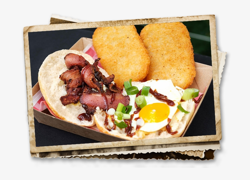 Free Range Eggs Meet Middle Bacon And Fresh Bun To - Fried Egg, transparent png download