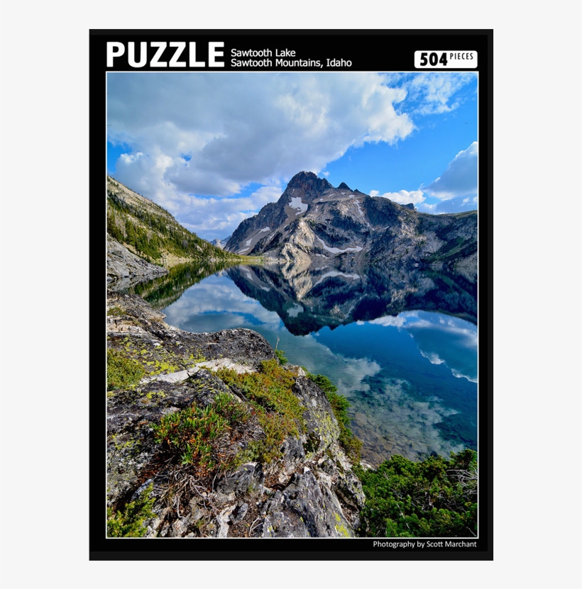 Sawtooth Lake 16 X 20 504 Pieces - Sawtooth Lake, transparent png download