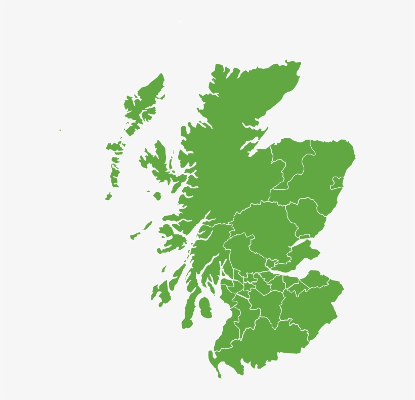 What Is The Current State Of The Country - Vector Scotland Map Outline, transparent png download