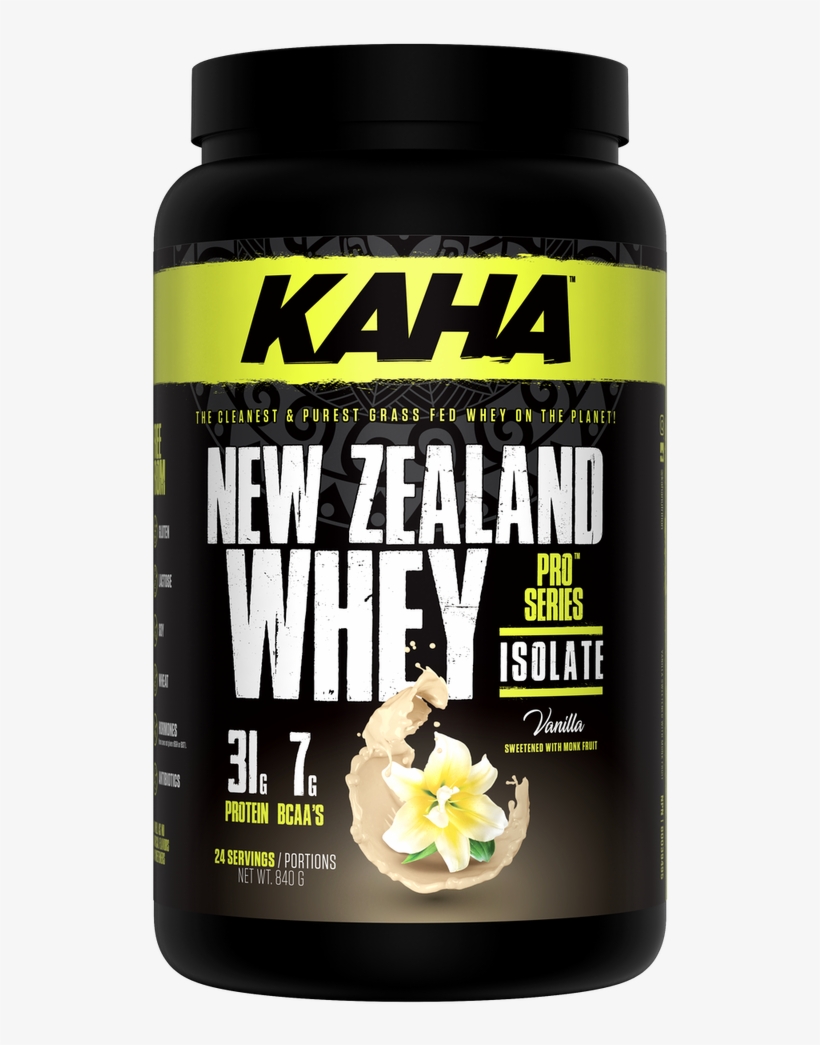Kaha Nz Whey Vanilla 840g - Whey Protein Isolate, transparent png download