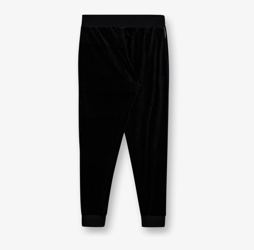 Nike Wmns Nsw Velour Pants Black/white/white/wh - Trousers, transparent png download