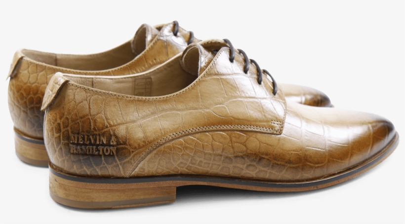 Derby Shoes Jessy 5 Baby Croco Sand Ls - Sneakers, transparent png download