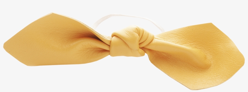 Leather Bow - Satin, transparent png download