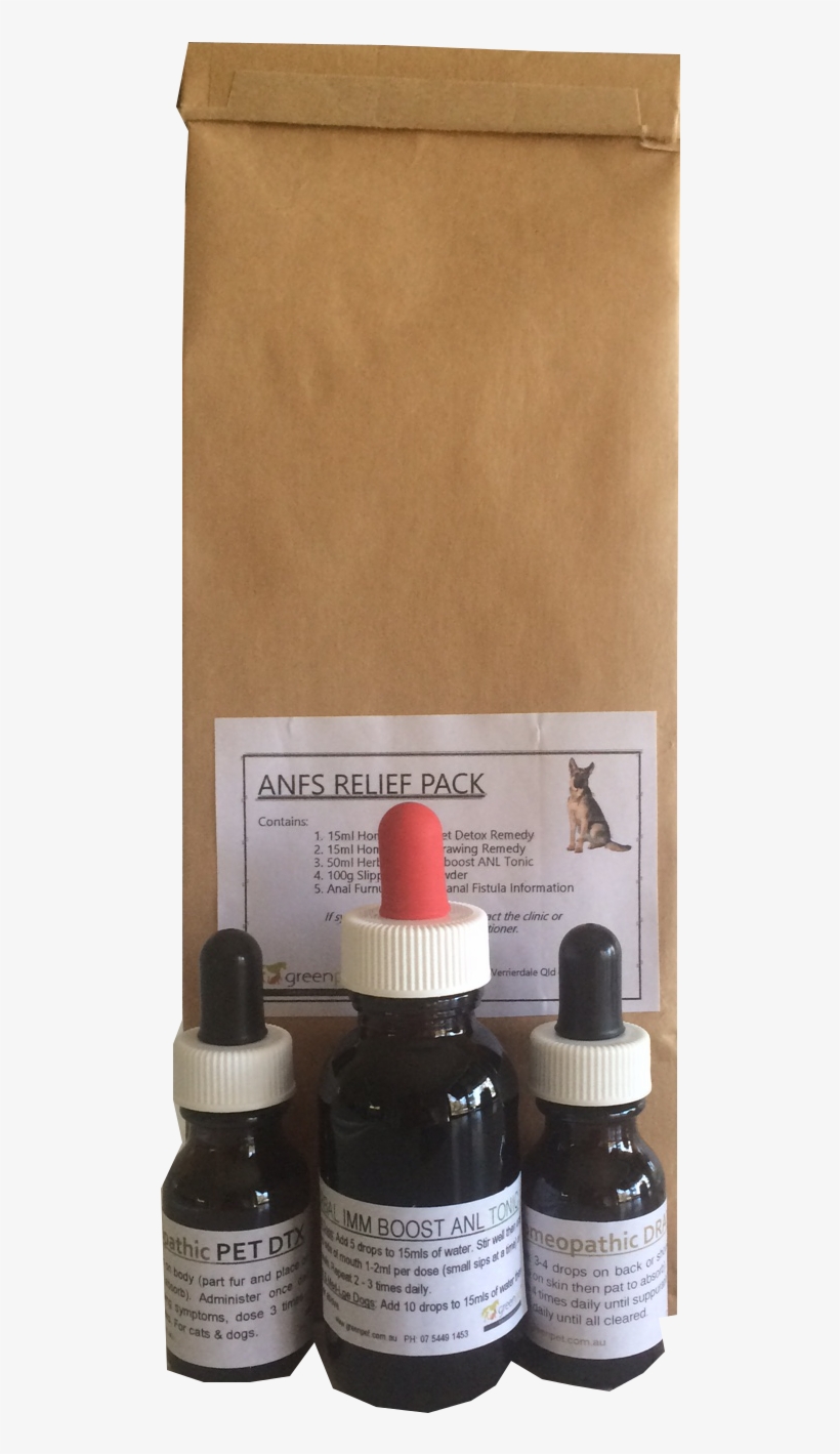 Anal Furunculosis Support Prescription Pack - Wine Bottle, transparent png download