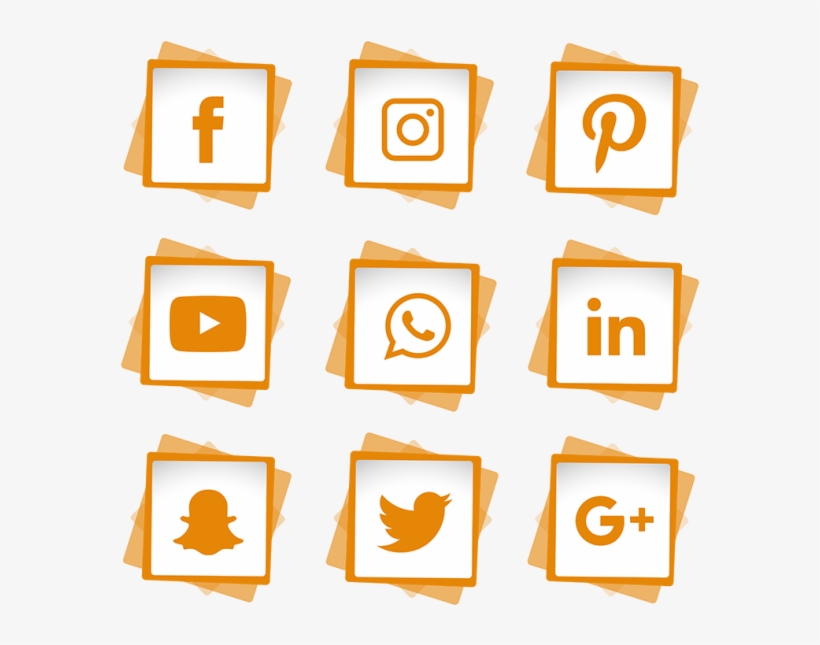 Icons Set Icon And - Media Social Icon Png, transparent png download