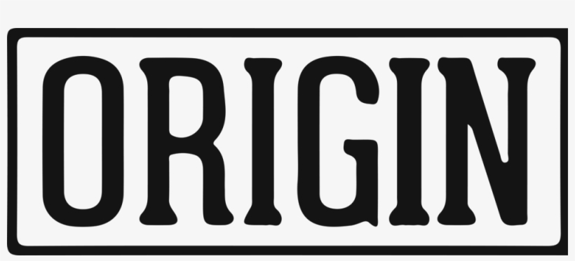 Logo Origin Milk - Black-and-white, transparent png download