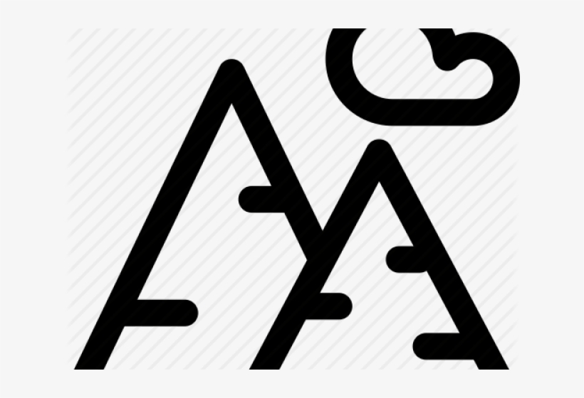 Outdoor Clipart Mountain Peak - Icon Scene, transparent png download