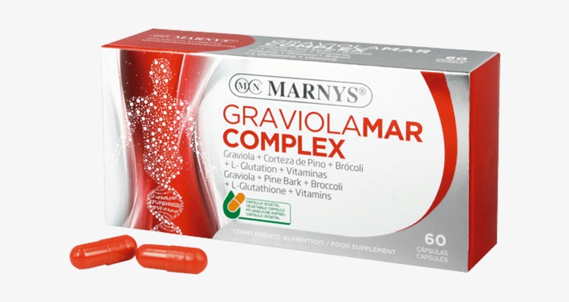 Mn475 - Graviolamar Complex - Marny's Graviolamar Plant Complex 60 Capsules, transparent png download