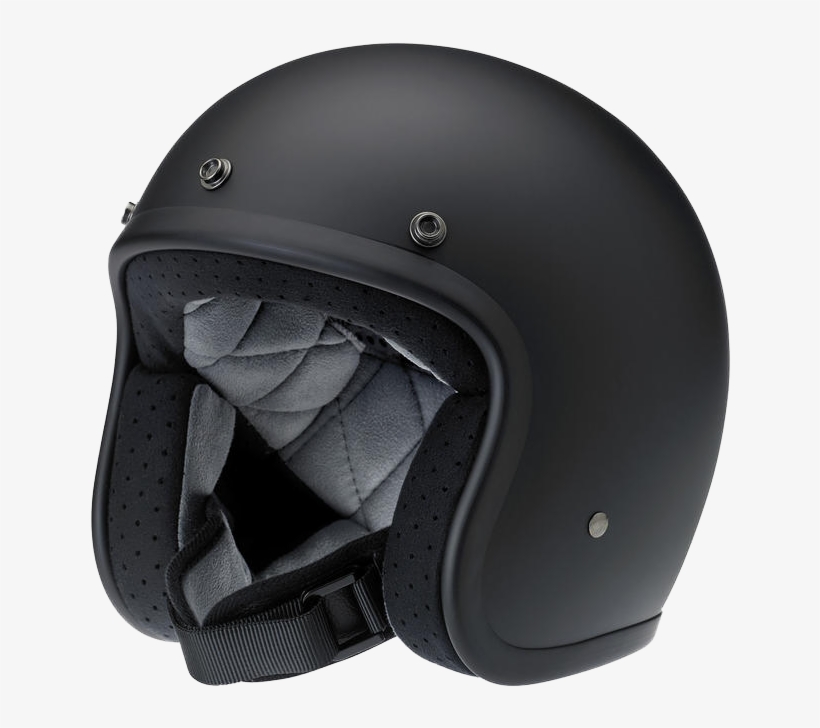 Biltwell Bonanza Helmet - Biltwell Bonanza Negro Mate, transparent png download