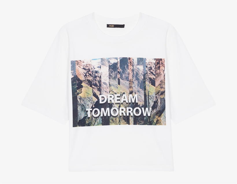 Cropped Printed T Shirt - Active Shirt, transparent png download