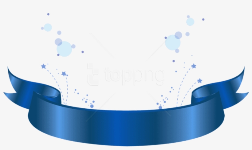 Free Png Download Blue Banner Decorative Element Clipart - Logo Banner Png, transparent png download