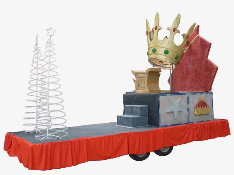 Carroza De Reyes Magos Modelo Corona - Decorar Carrozas De Reyes, transparent png download