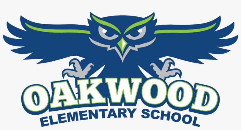 Owls School Logo Clipart Library - Oakwood Elementary School Logo, transparent png download