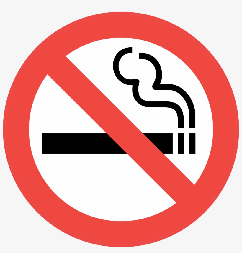 No Smoking Floor Mark - No To Cigarettes Sign, transparent png download