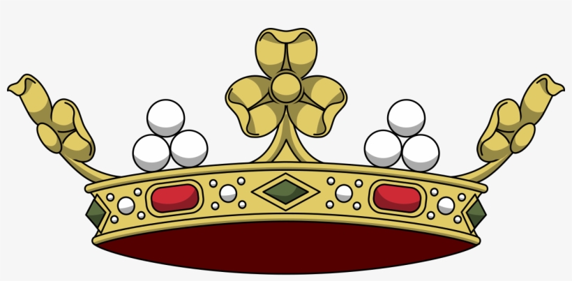Crown Of Italian Marquess - Italian Crown, transparent png download