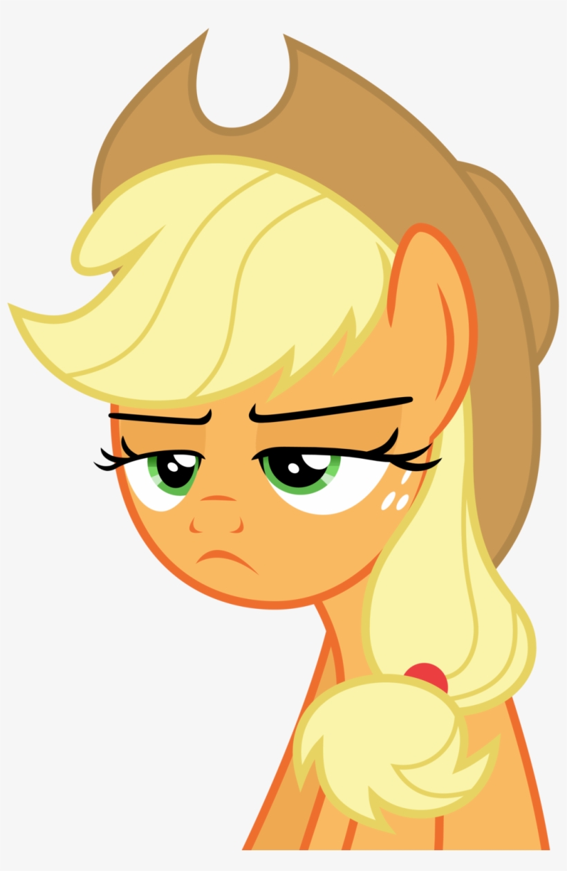 Mlp Jappleack Is Not Amused By Mewtwo-ex - My Little Pony Applejack Ül, transparent png download