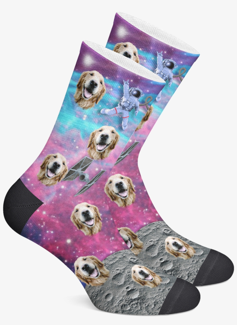 Our - Purple Cat Socks, transparent png download