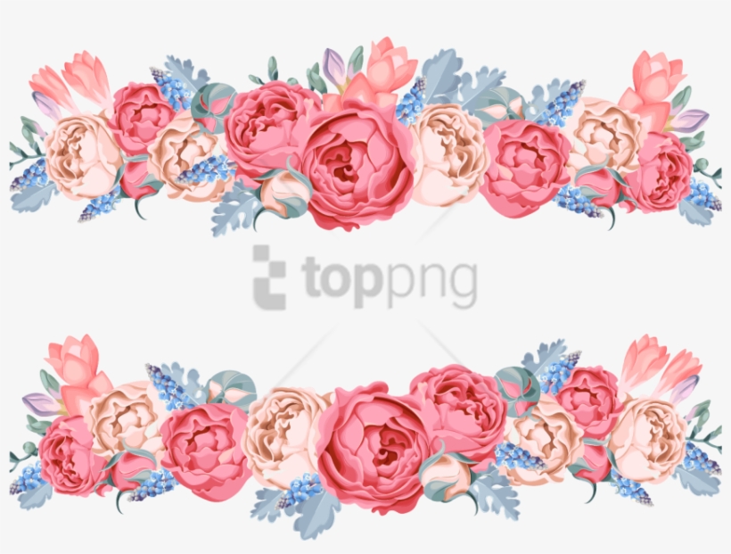 Free Png Pink Flower Vector Png Image With Transparent - Floral Design Vector Png, transparent png download
