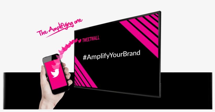 The Twitter Wall - Mobile Phone, transparent png download