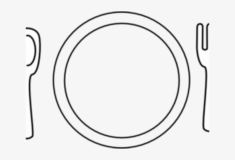Plate Clipart Place Setting - Unitra, transparent png download