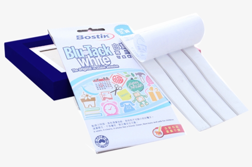 Blue Butadiene Rubber Non Marking Adhesive Photo Frame - Paper, transparent png download