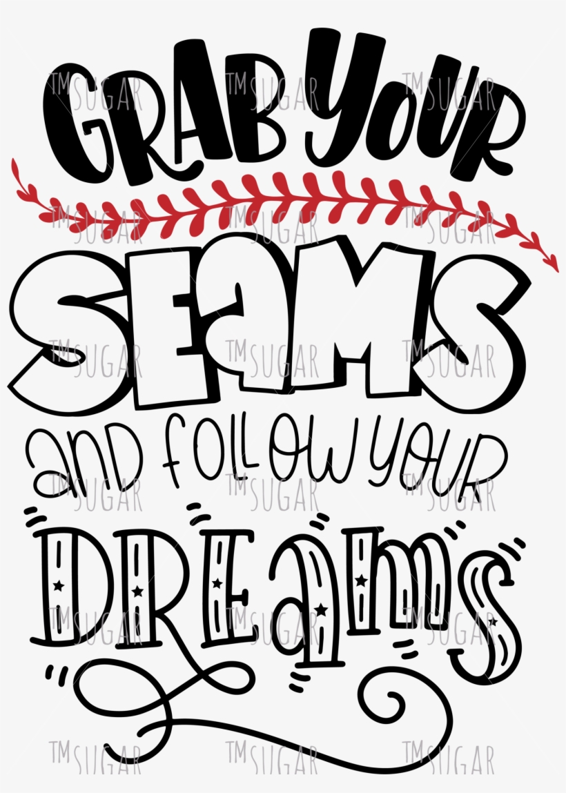 Grab Your Seams - Poster, transparent png download