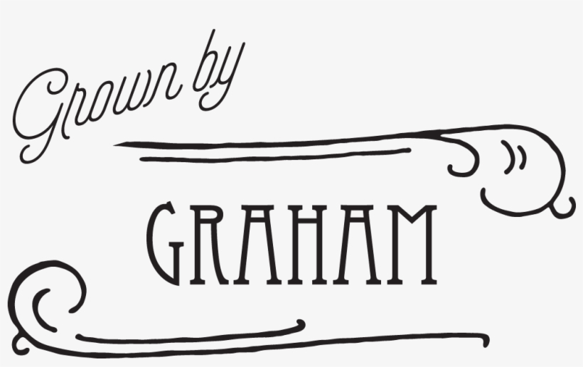 "grown By" Straight Flourish - Calligraphy, transparent png download