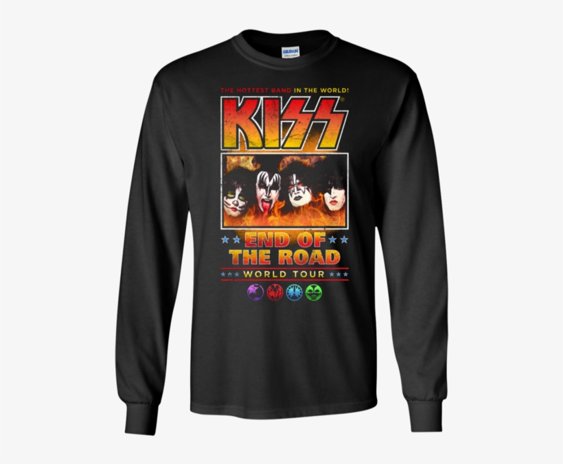 Kiss End Of The Road World Tour Shirt, transparent png download