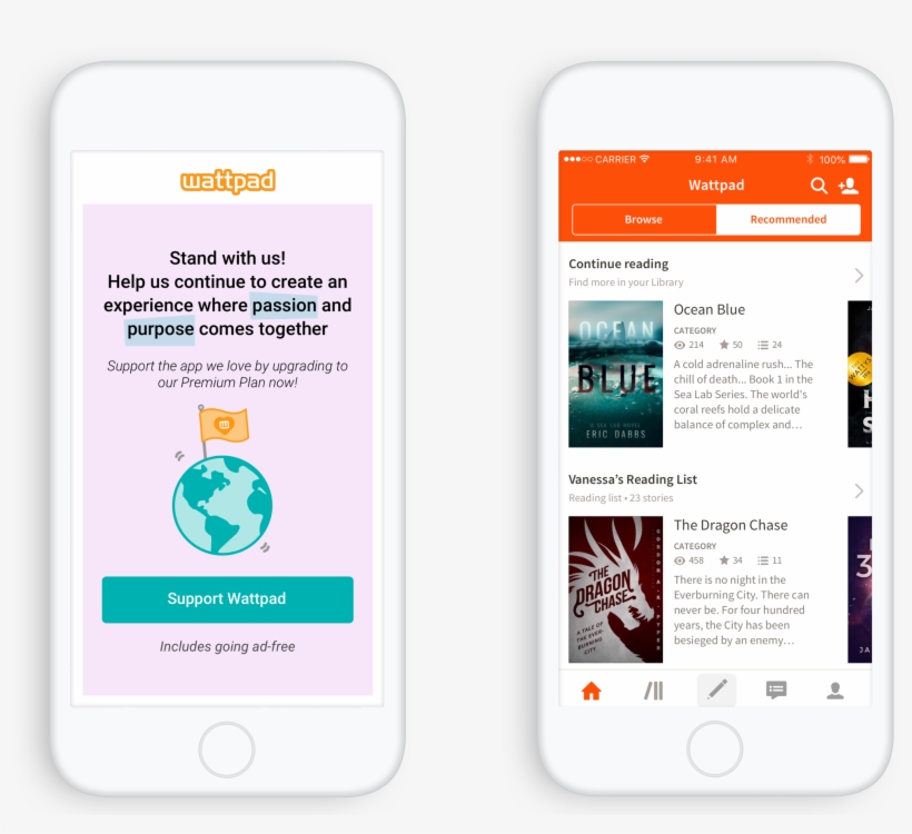 Wattpad Product Image - Iphone, transparent png download