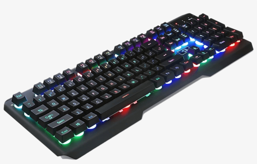 Redragon K506 Centaur 7 Color Rainbow Backlit Full - Redragon K506 Keyboard, transparent png download