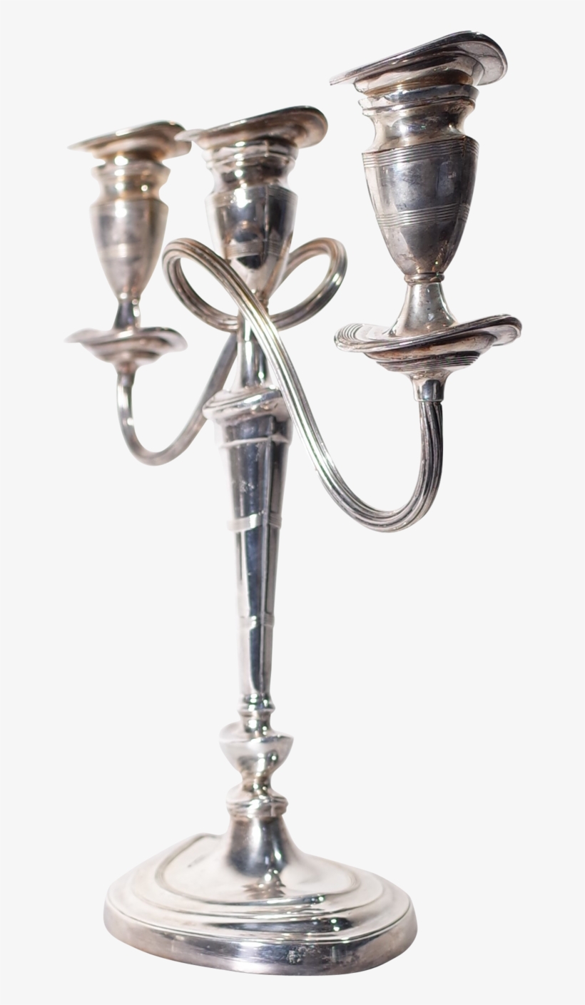 Plated Three Branch Candelabra - Trophy, transparent png download