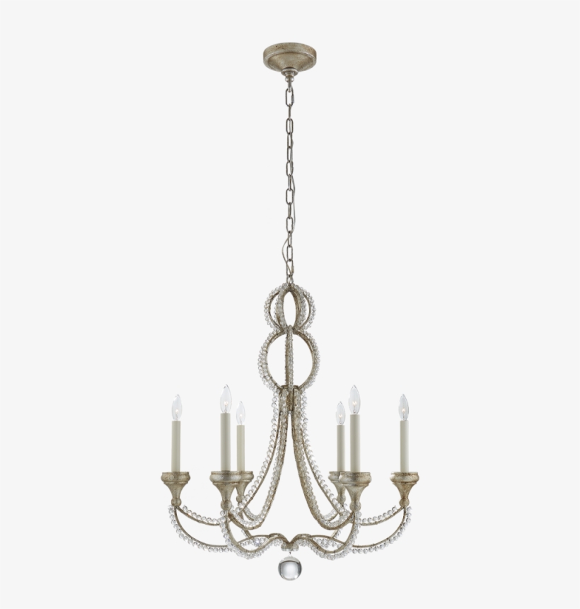 Milan Medium Chandelier In Venetian Silver With - Chandelier, transparent png download