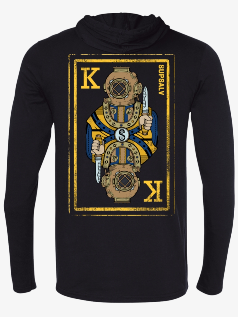 Mk V King Card Card Anvil Ls T-shirt Hoodie - Hoodie, transparent png download