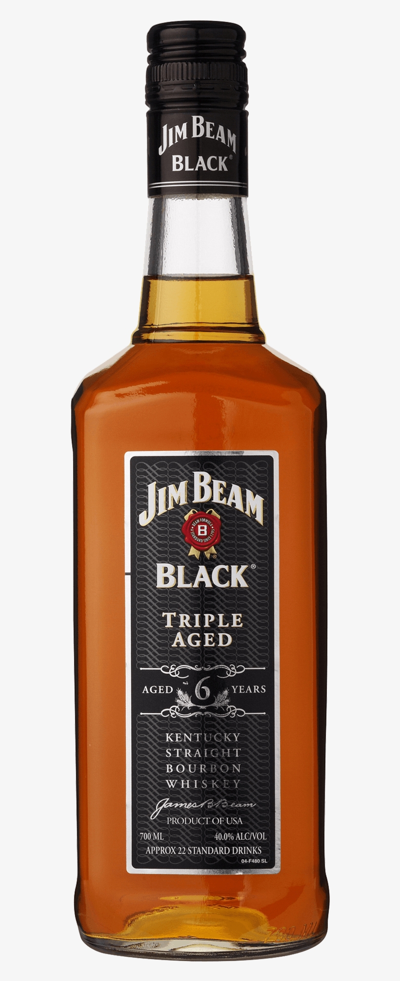 << Our Spirits Treasures - Jim Beam Black 750ml, transparent png download
