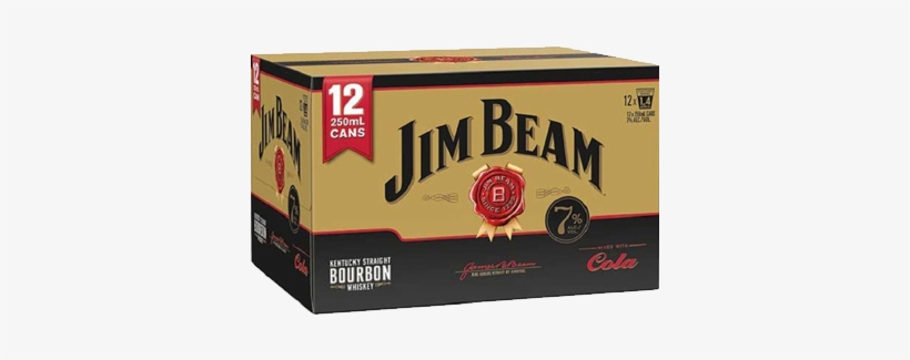 Jim Beam Bourbon And Cola - Jim Beam Gold Box, transparent png download