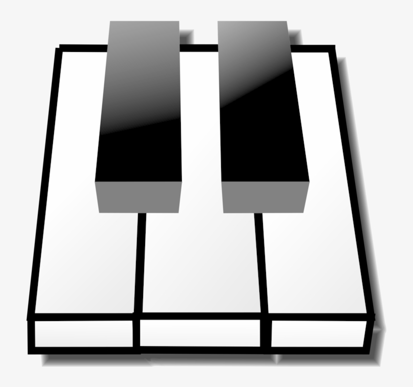 All Photo Png Clipart - 2 Black Keys Piano, transparent png download