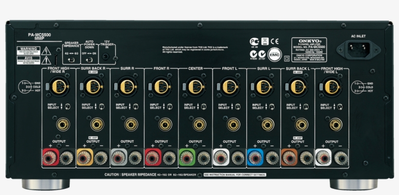 Onkyo Multi Channel Power Amplifier, transparent png download