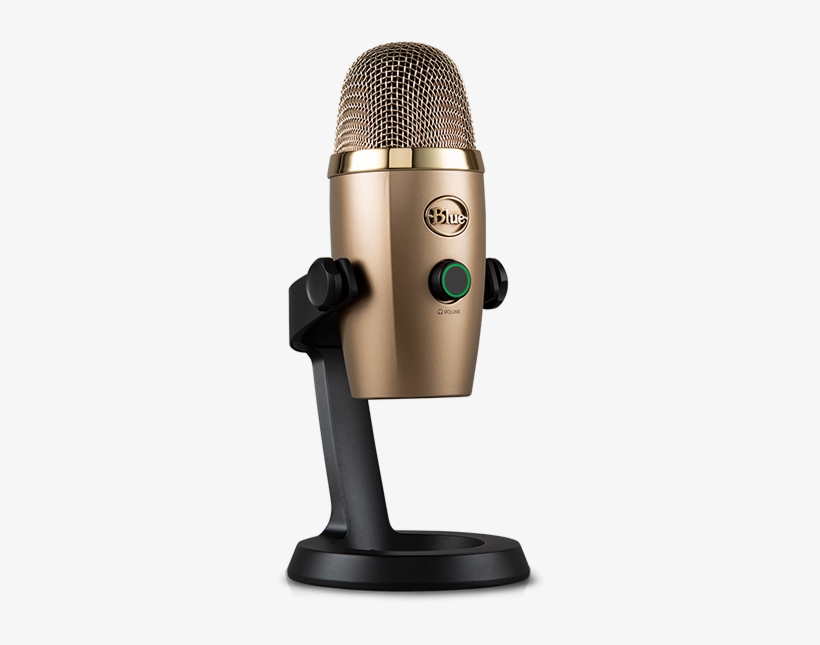 Blue Yeti Nano Gold - Blue Yeti Nano Microphone, transparent png download