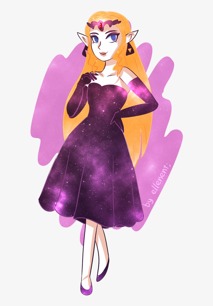 Galaxy Oot Zelda By Ellenent - Illustration, transparent png download