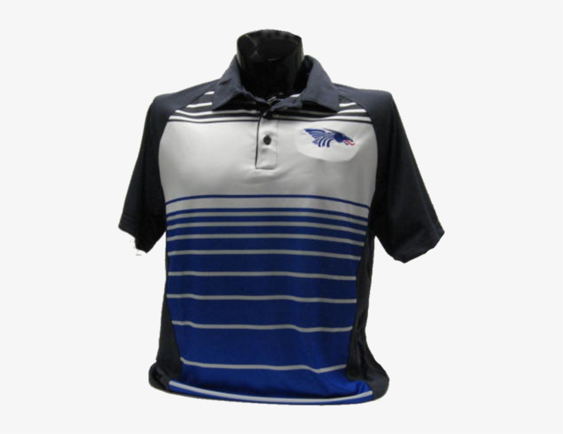 Polo With The Raglan Sleeves, Horizontal Stripes On - Polo Shirt, transparent png download