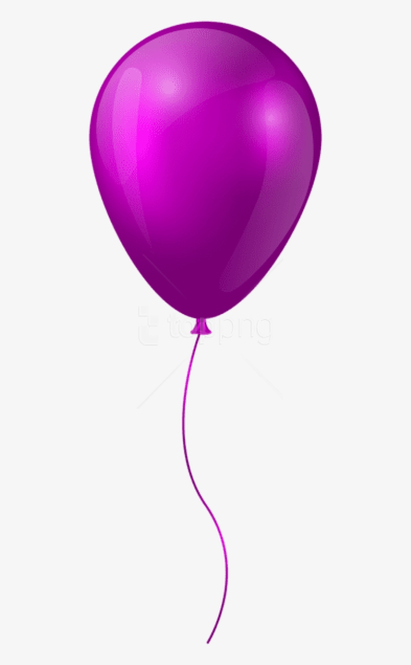 Free Png White Purple Transparent Png Images Transparent - Transparent Background Purple Balloon Clipart, transparent png download
