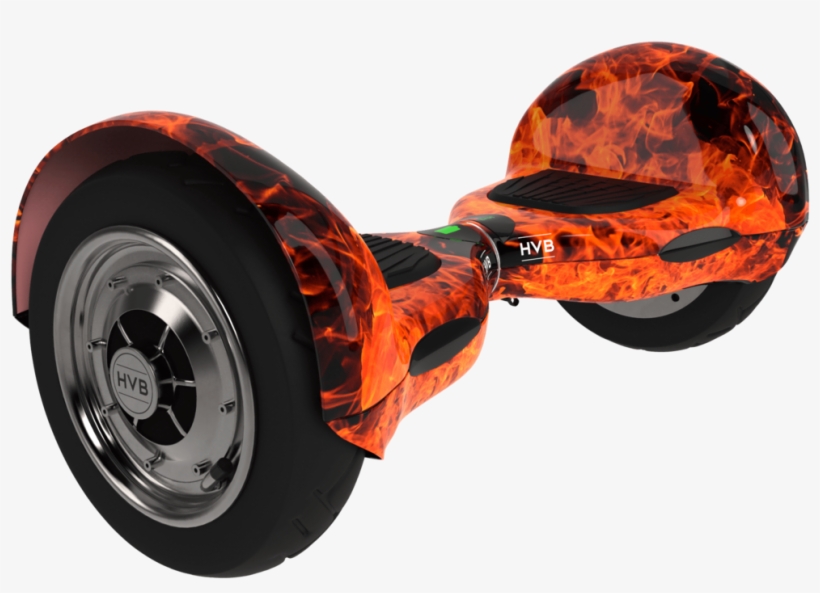 Smarthlon 10 Inch Classic Hoverboard Black White Blue - Self-balancing Scooter, transparent png download