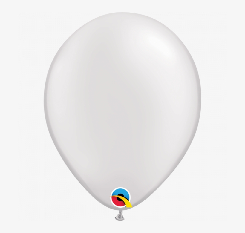Plain Pearl White 11" Balloon - Balão Branco Png, transparent png download