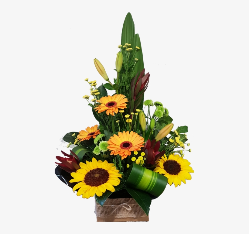 Bright Box Arrangement - Bouquet, transparent png download