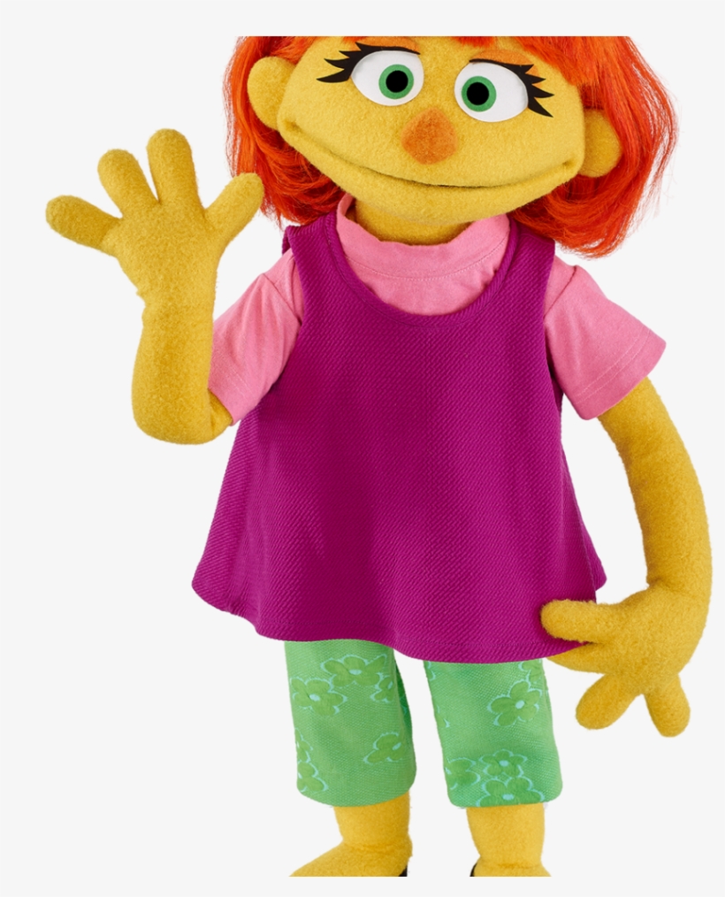 Sesame Workshop Introduces Sesame Street's New Character - Sesame Street Julia Face, transparent png download