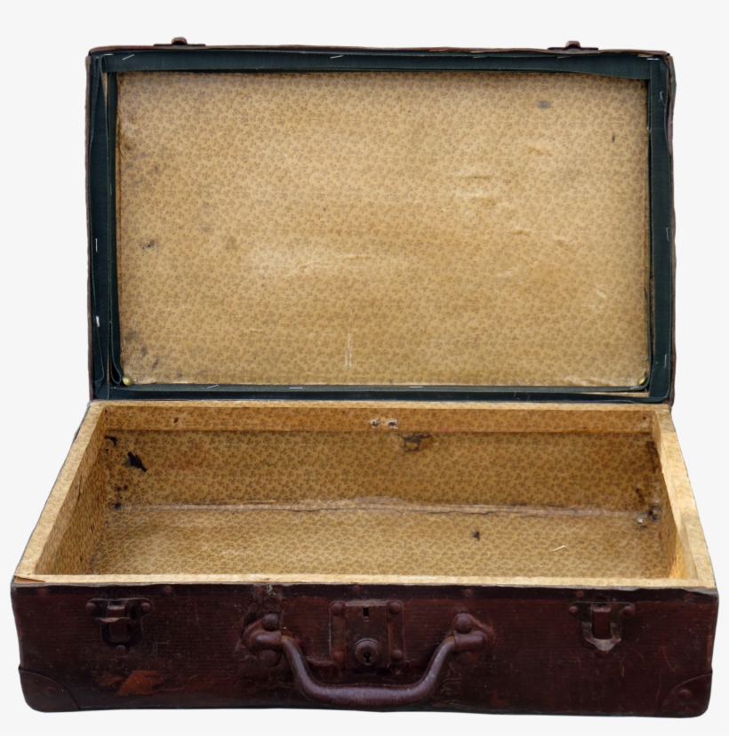 Airtight & Odor Free Cannabis Storage Options Reviewed - Old Suitcase Open Png, transparent png download