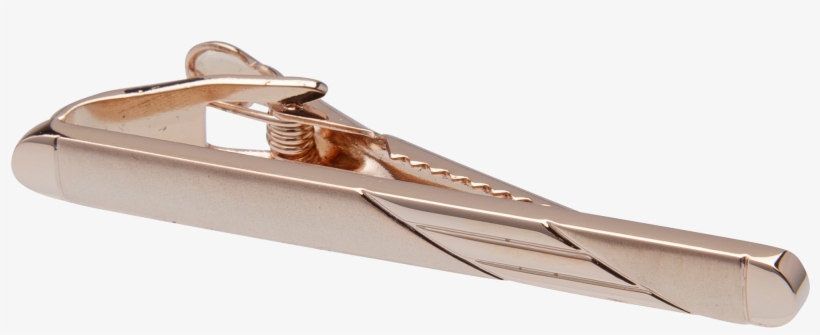 Rose Gold Classic Tie Pin - Clothes Hanger, transparent png download