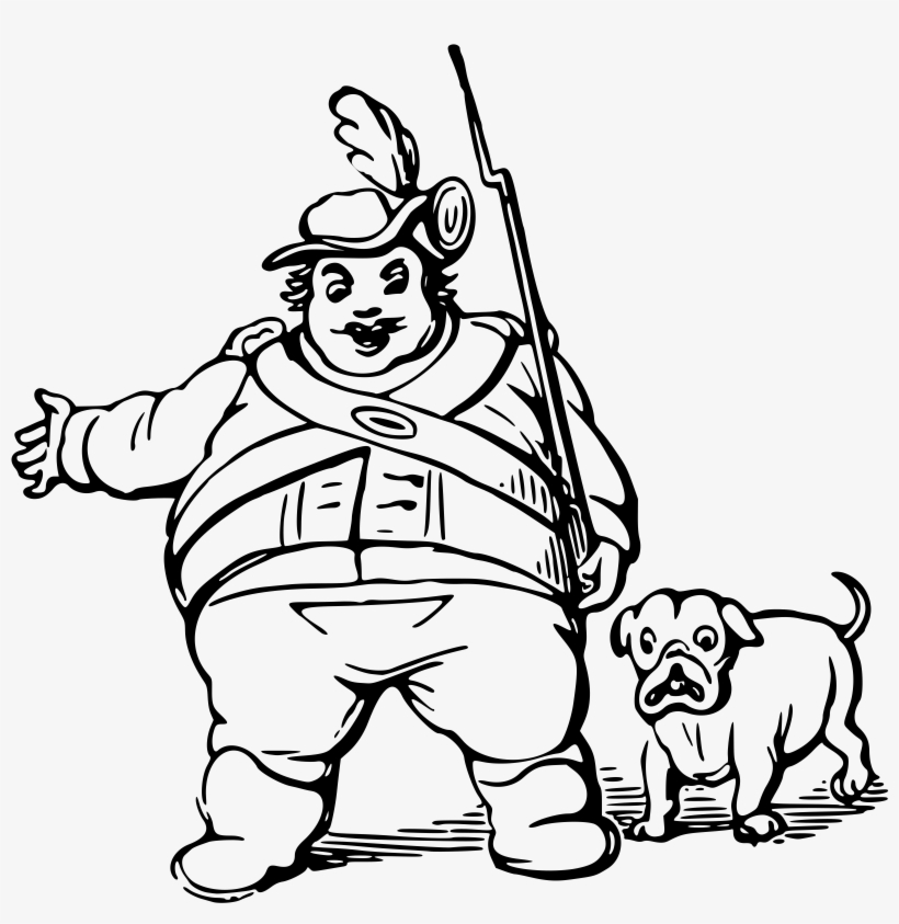 This Free Icons Png Design Of Man And Dog, transparent png download