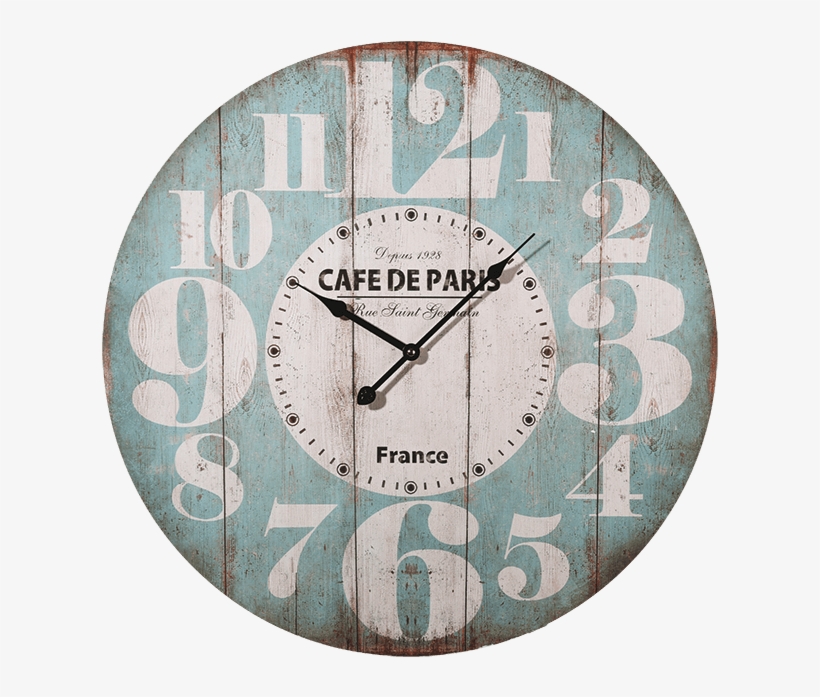 You Are Here - Wanduhr Vintage Paris, transparent png download